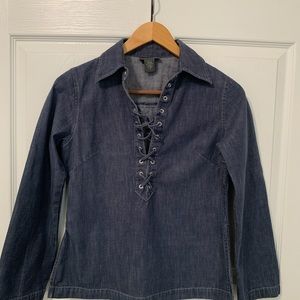 Denim Top Size Small